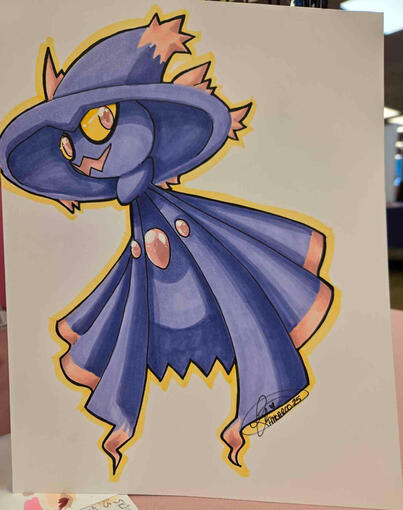 Traditional Copic Commission Mismagius